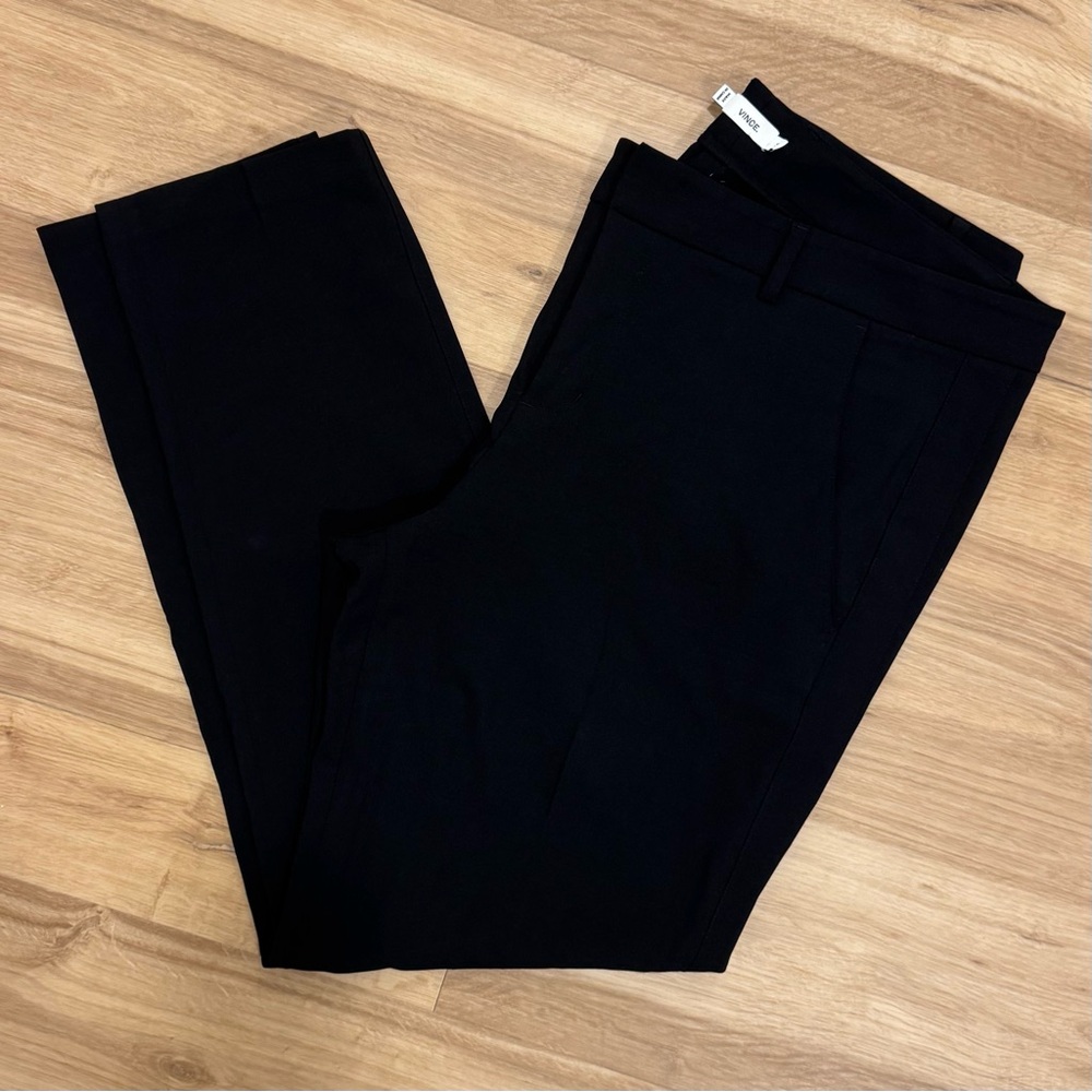 VINCE Black Wool Pants